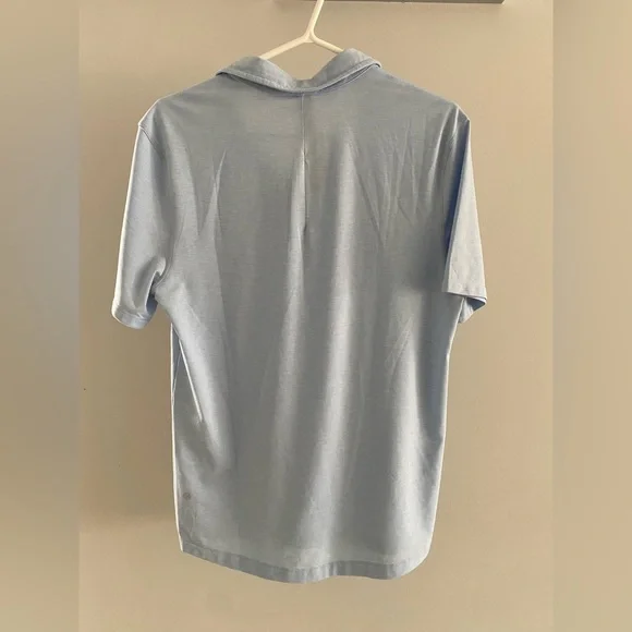 Lululemon Light Blue Polo Shirt - Picture 4 of 7